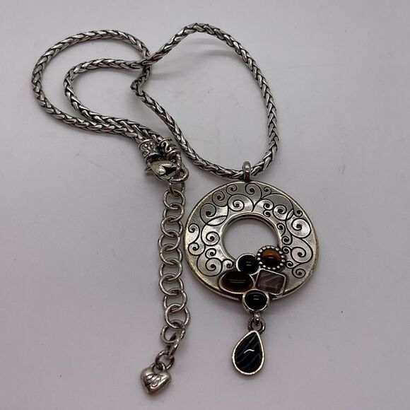 Brighton Earthtone Stone Necklace - Picture 5 of 5